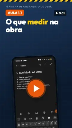 Aula: O que medir na obra