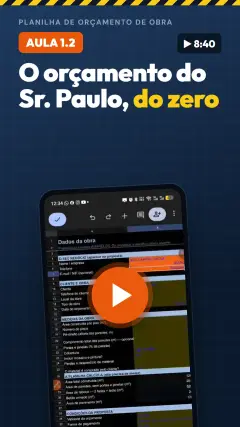 Aula: O orçamento do Sr. Paulo