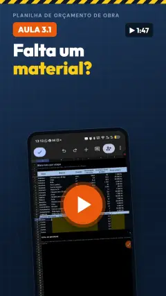 Aula: Falta um material?