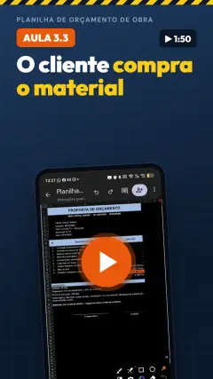 Aula: O cliente compra o material